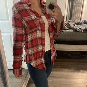 Red and white flannel
